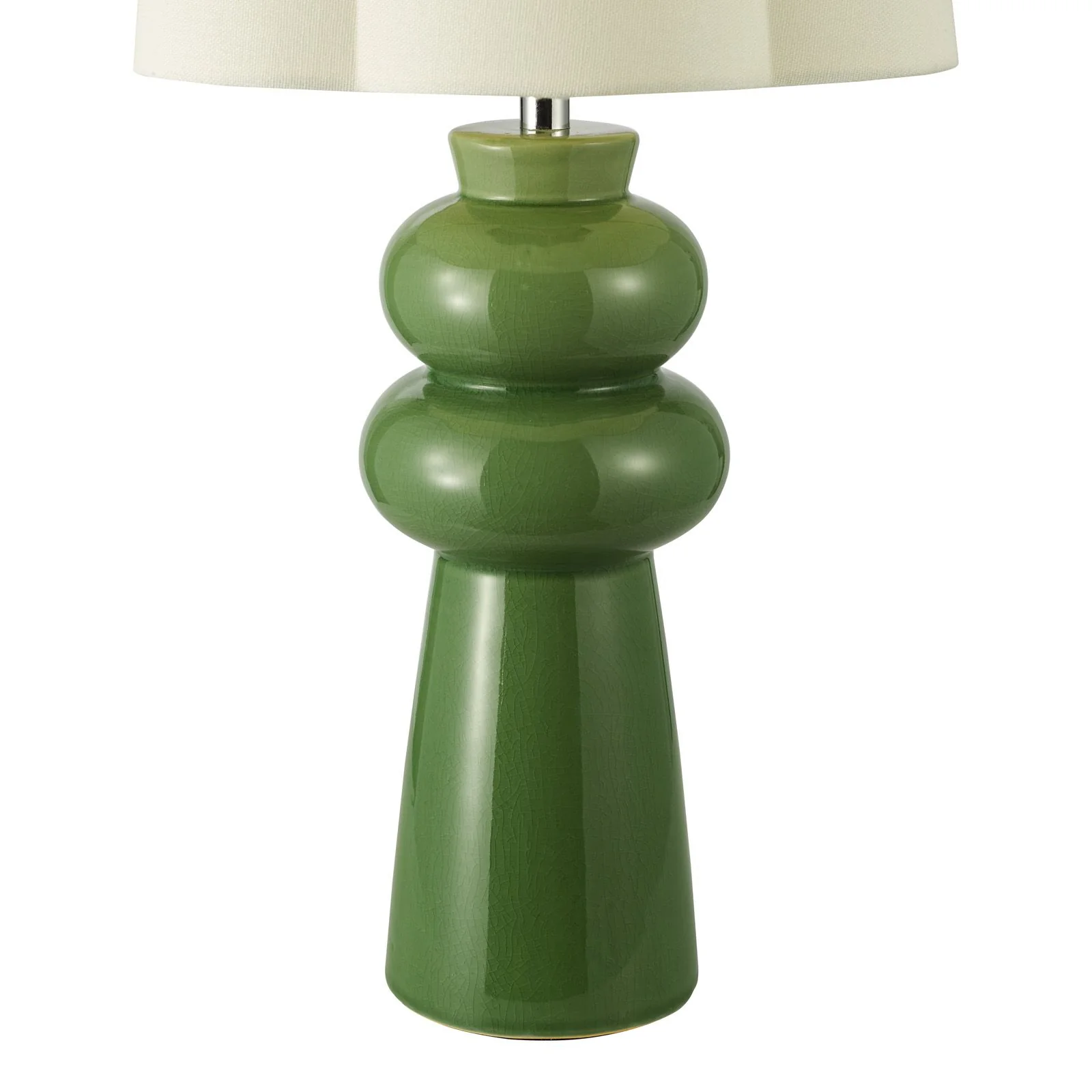 Jordana Table Lamp- Pink/Green and Polished Chrome With Shade - Image 8