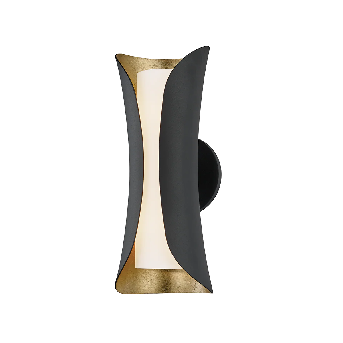Josie 2Lt Wall Sconce - Black/White - Image 4