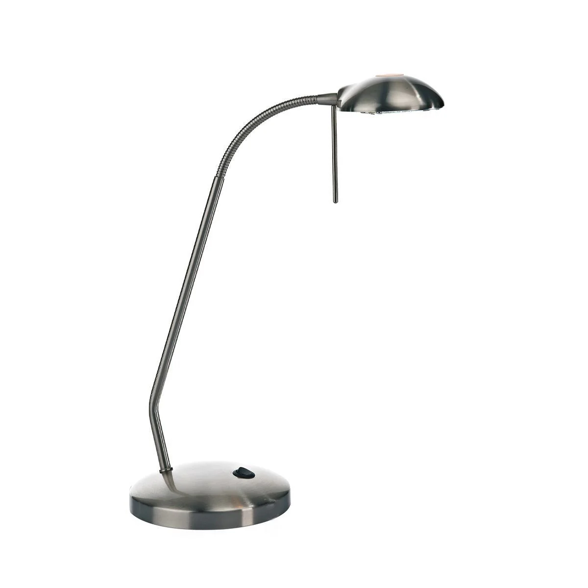 Journal Table Lamp Antique Brass/Satin Chrome - Image 7