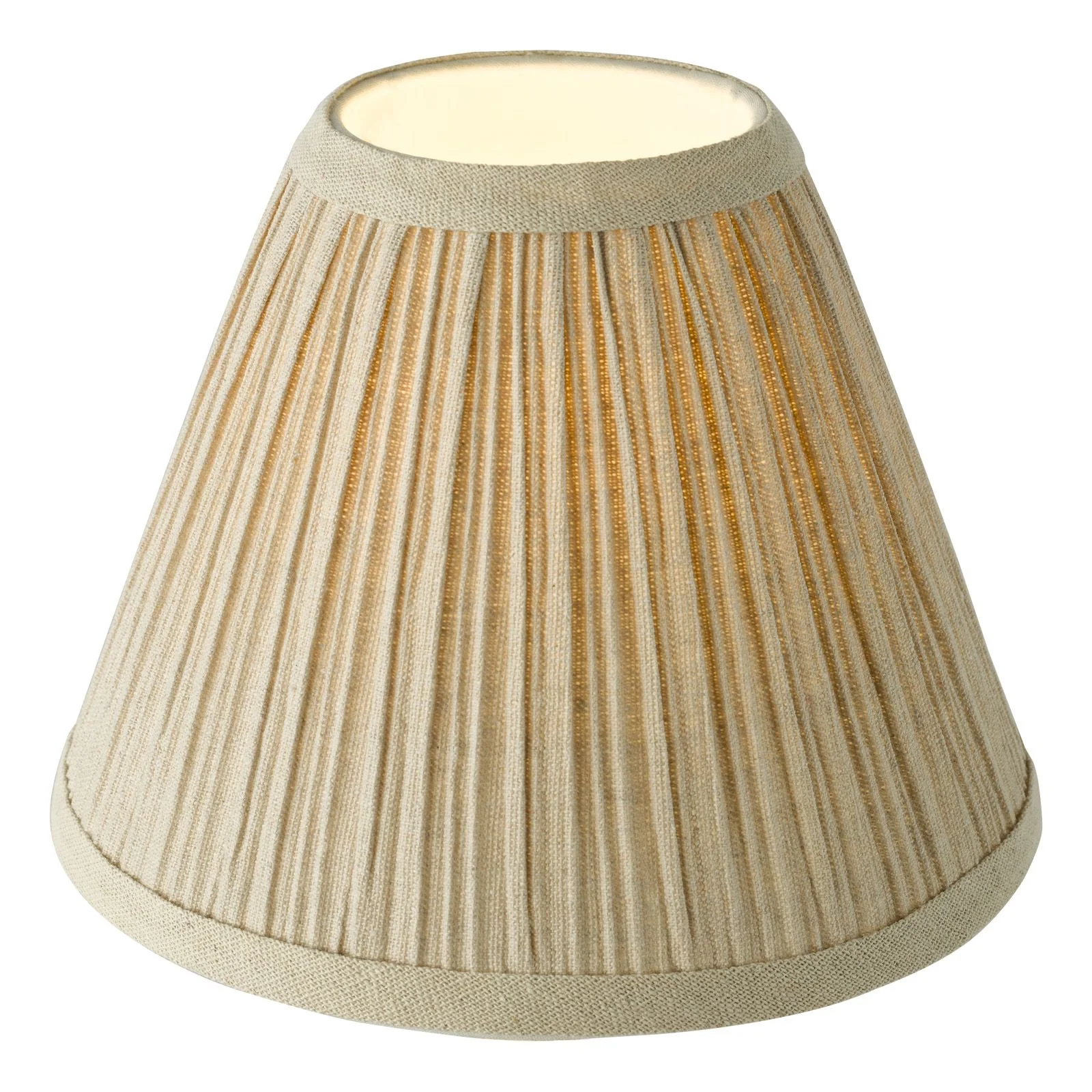 Judy 21cm Natural Linen Tapered Drum Shade - Image 7
