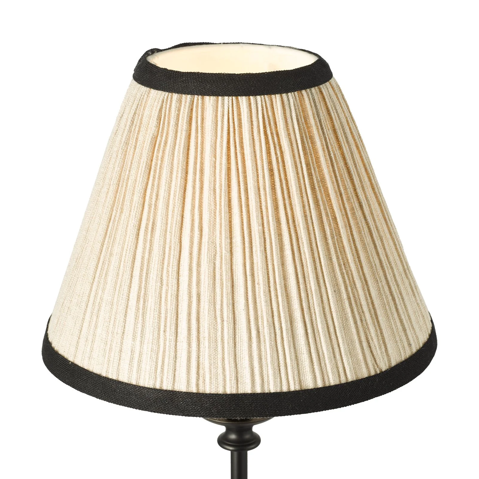 Judy Table Lamp- Satin Black/ Satin Gold With Shade - Promotional Offer - Image 3