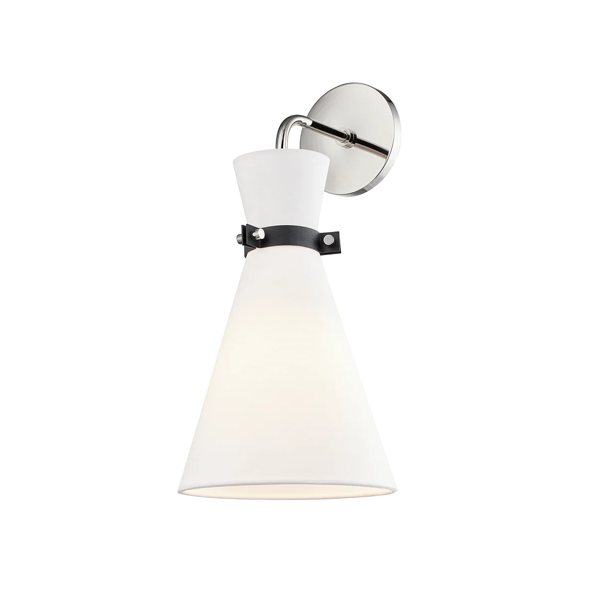 Julia 1Lt Wall Sconce - Brass/Nickel - Image 2