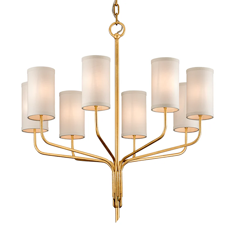Juniper 6/8/10Lt Chandelier - Gold Leaf - Image 2
