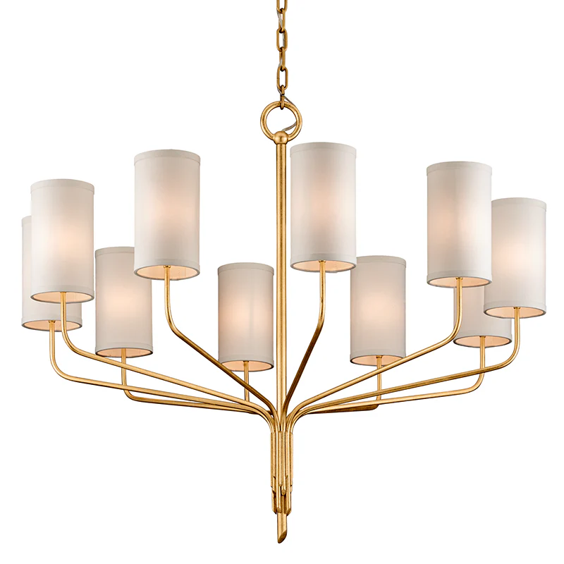 Juniper 6/8/10Lt Chandelier - Gold Leaf - Image 3
