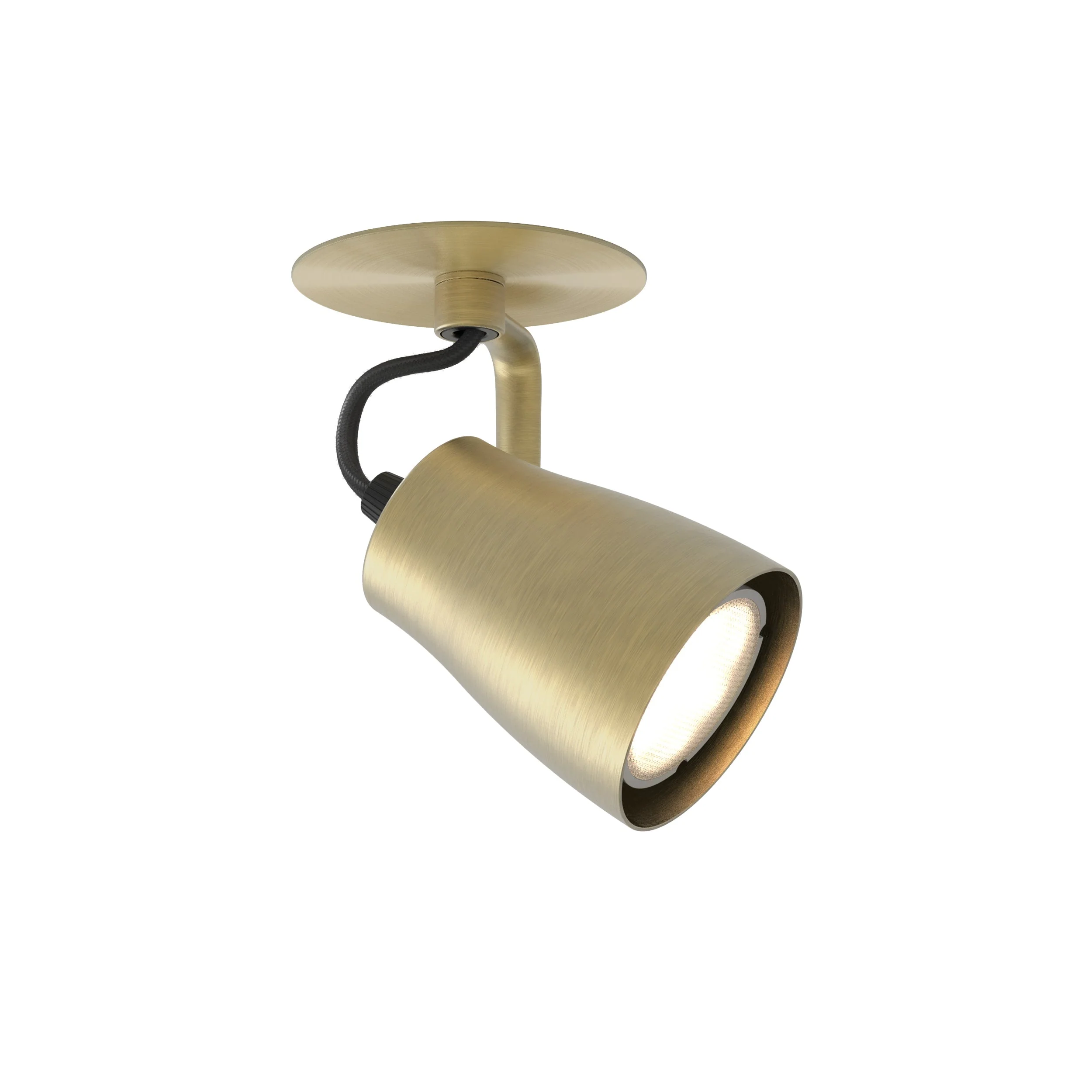Juno Recessed Indoor Spotlight - Bronze/Brushed Brass - Image 13