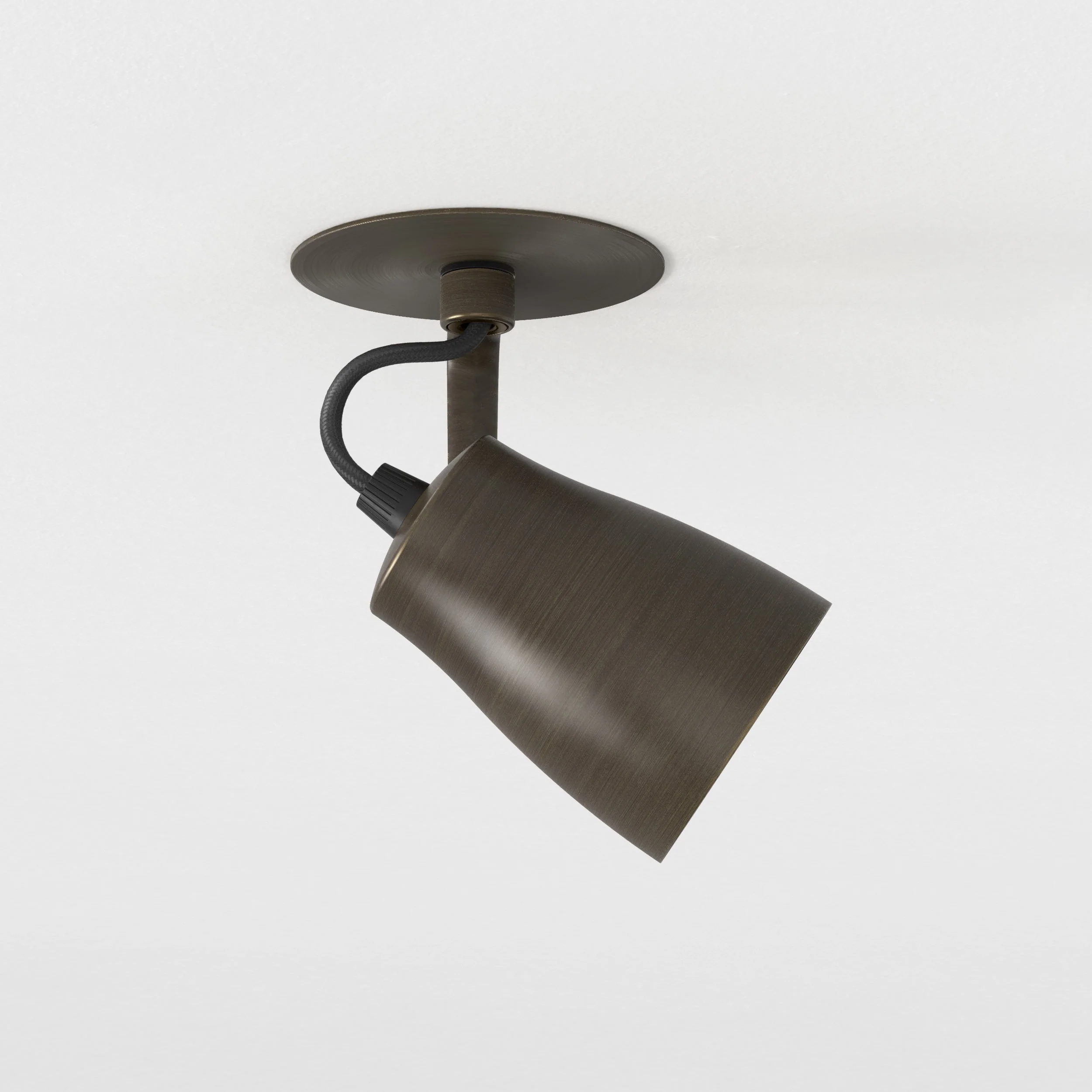Juno Recessed Indoor Spotlight - Bronze/Brushed Brass - Image 5