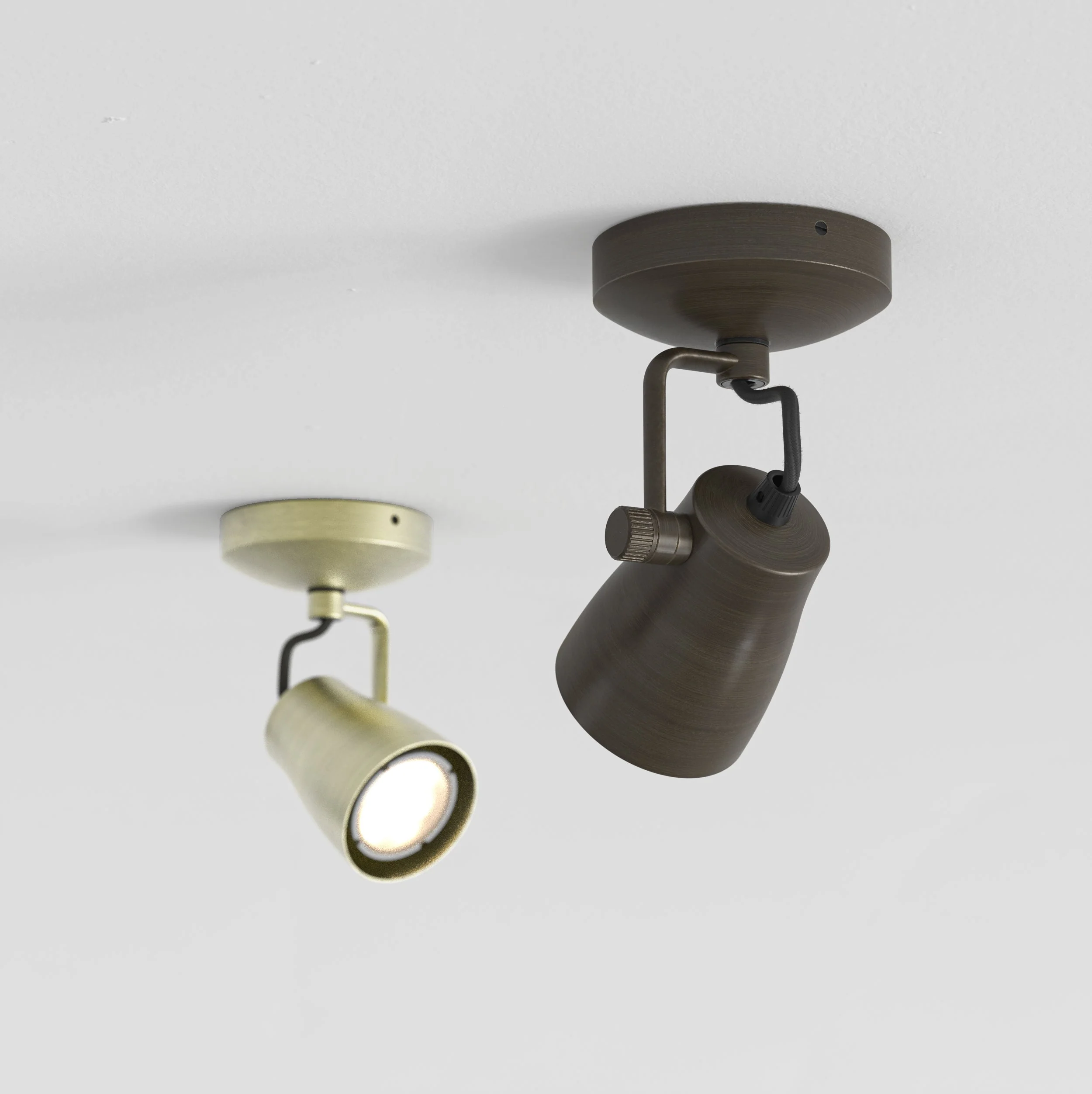 Juno Single Indoor Spotlight in Bronze GU10 IP20 - Image 3