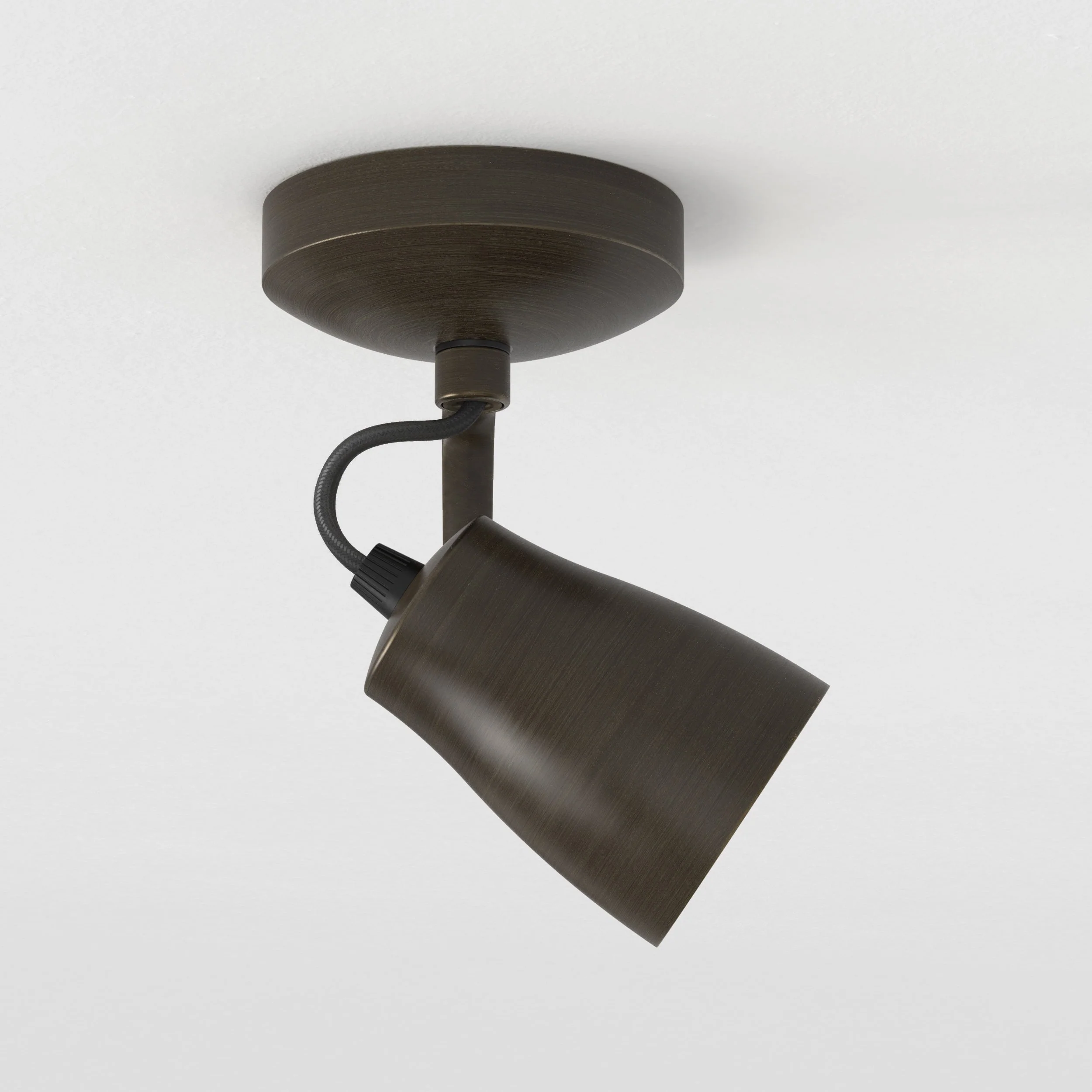 Juno Single Indoor Spotlight in Bronze GU10 IP20 - Image 4