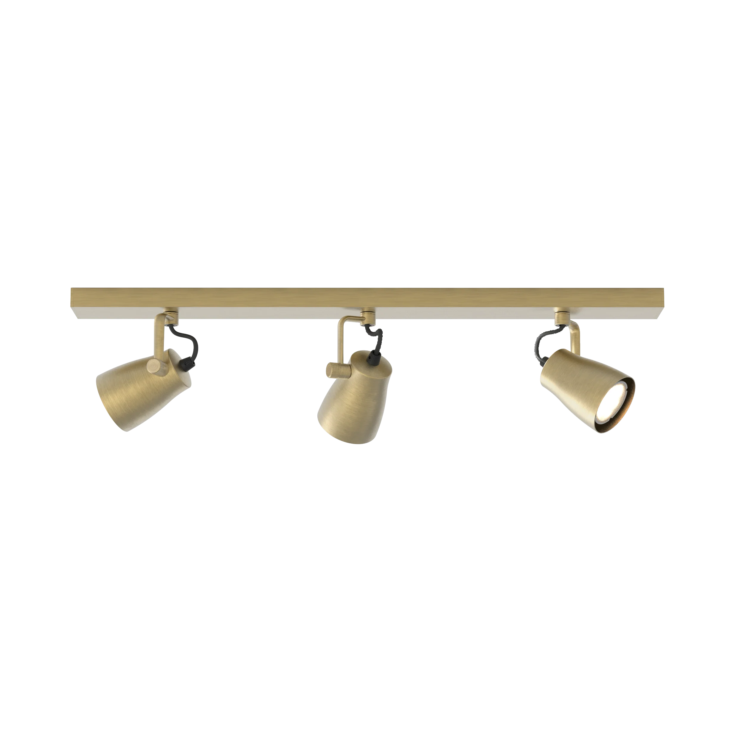 Juno Triple/Four Bar Indoor Spotlight in Bronze/Matt Brushed Brass GU10 IP20 - Image 11