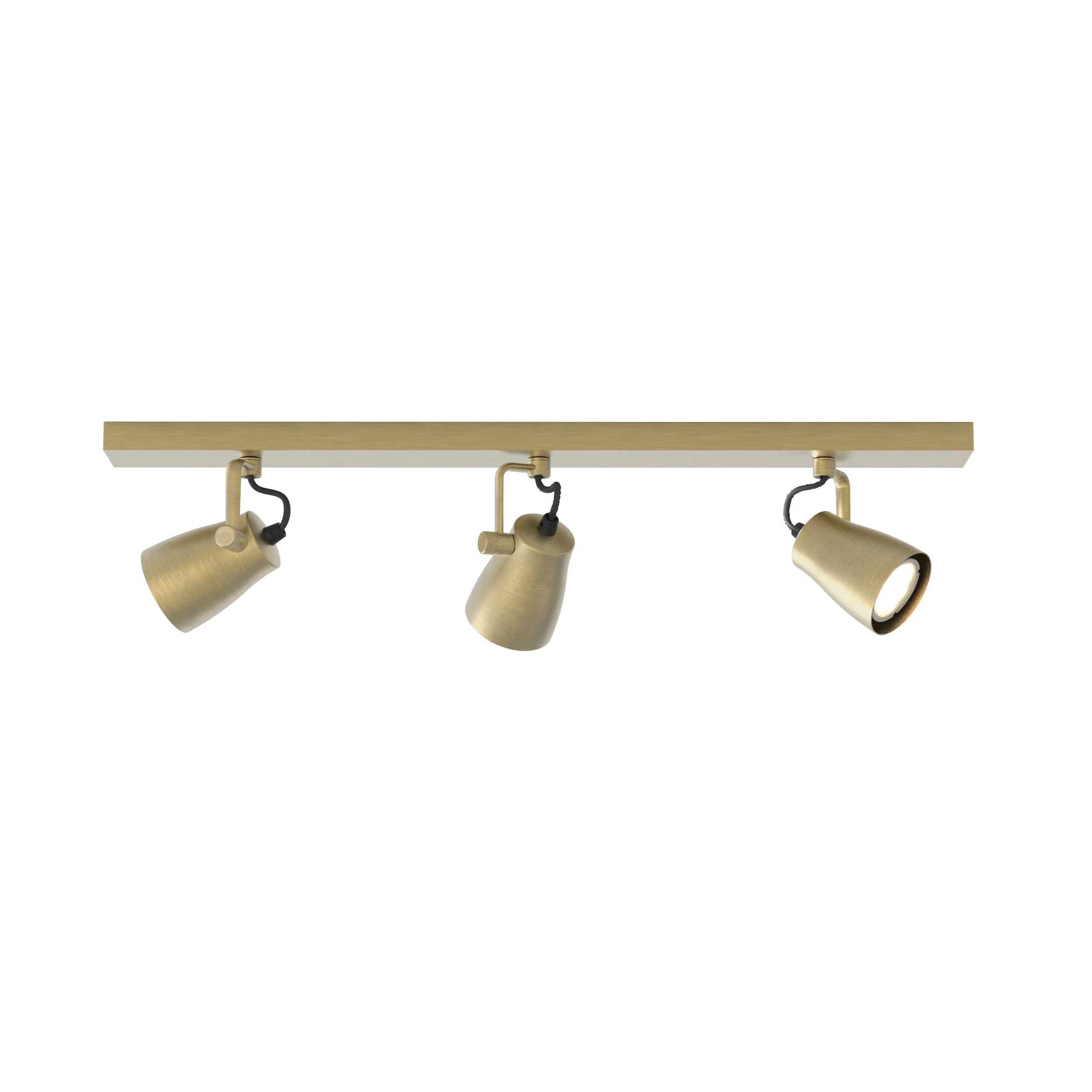 Juno Triple/Four Bar Indoor Spotlight in Bronze/Matt Brushed Brass GU10 IP20 - Image 12