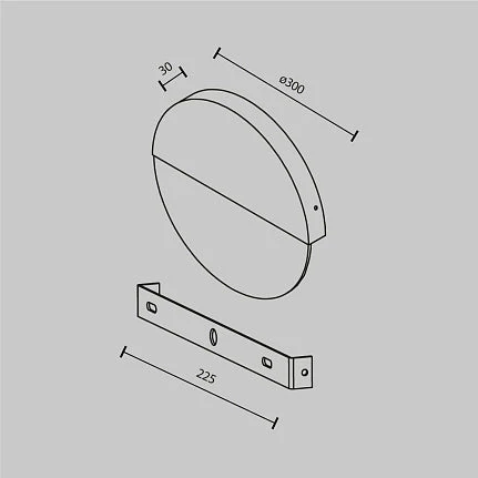 Jupiter LED Wall Light - Brass/Marble - Image 4