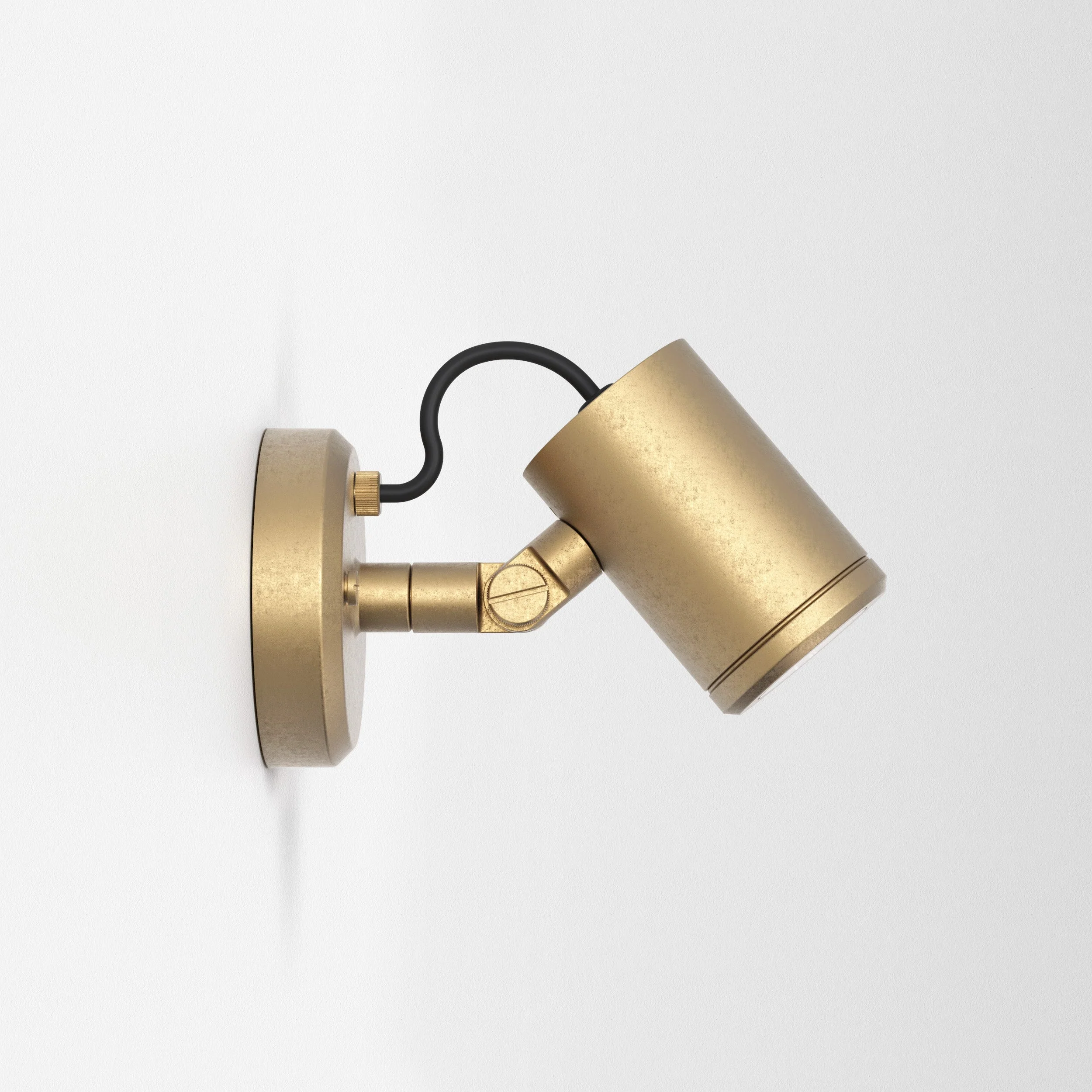 Jura Single Spot Spotlight IP65 - Solid Brass - Image 5