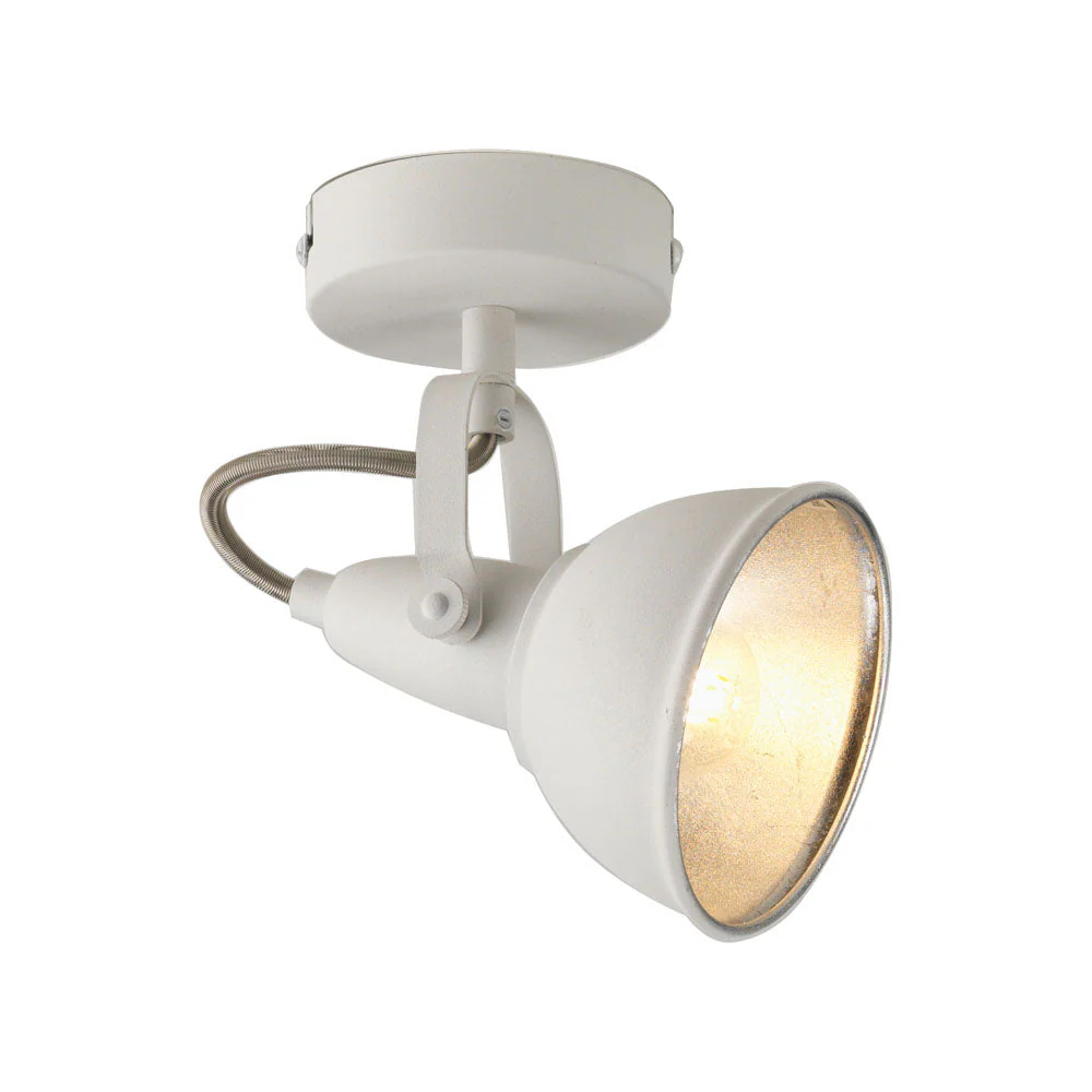 Jurva Single Spotlight - Sanded Black/White - Image 3