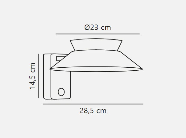 Justina Solar Wall light- Anthracite/ Black - Image 10