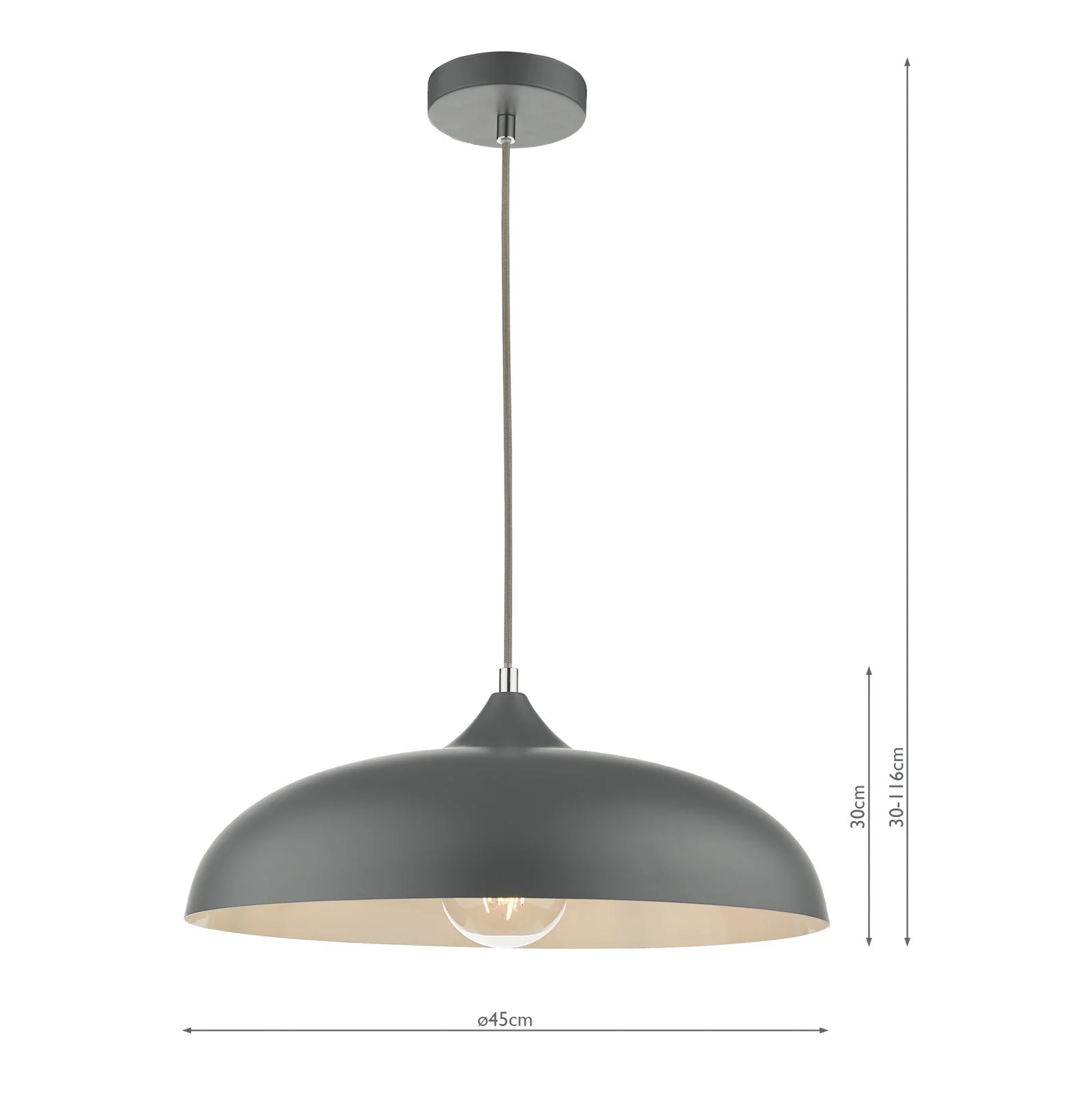 Kaelan 1 Light Pendant-  Various Finishes - Image 8