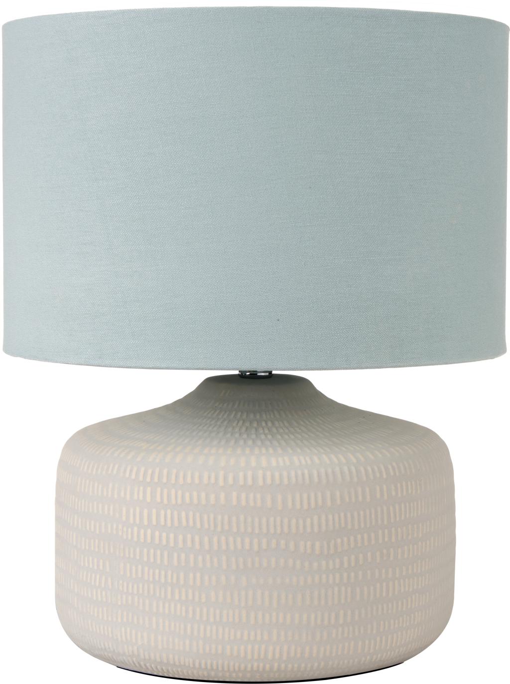 Kai Duck Egg Textured Ceramic Table Lamp - Small/Large - Image 2
