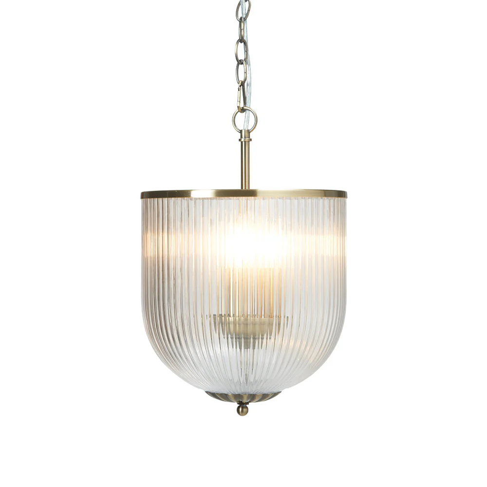 Kalat Fishbowl Antique Brass Pendant - Promotional Offer