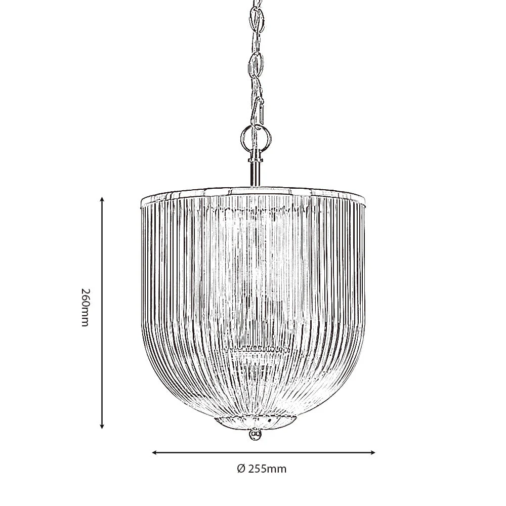 Kalat Fishbowl Antique Brass Pendant - Promotional Offer - Image 2