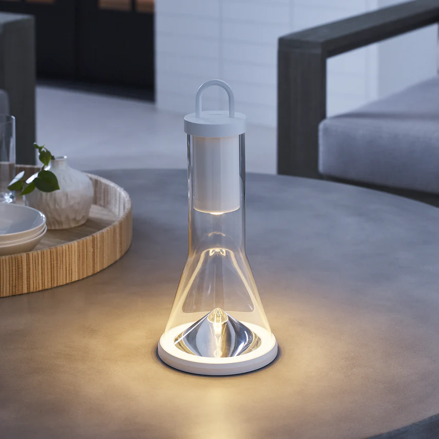 Kandella Accent Rechargeable Table Lamp- Black/ White/ Brass Finishes - Image 13