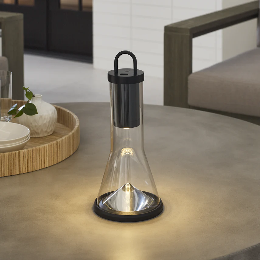 Kandella Accent Rechargeable Table Lamp- Black/ White/ Brass Finishes - Image 16