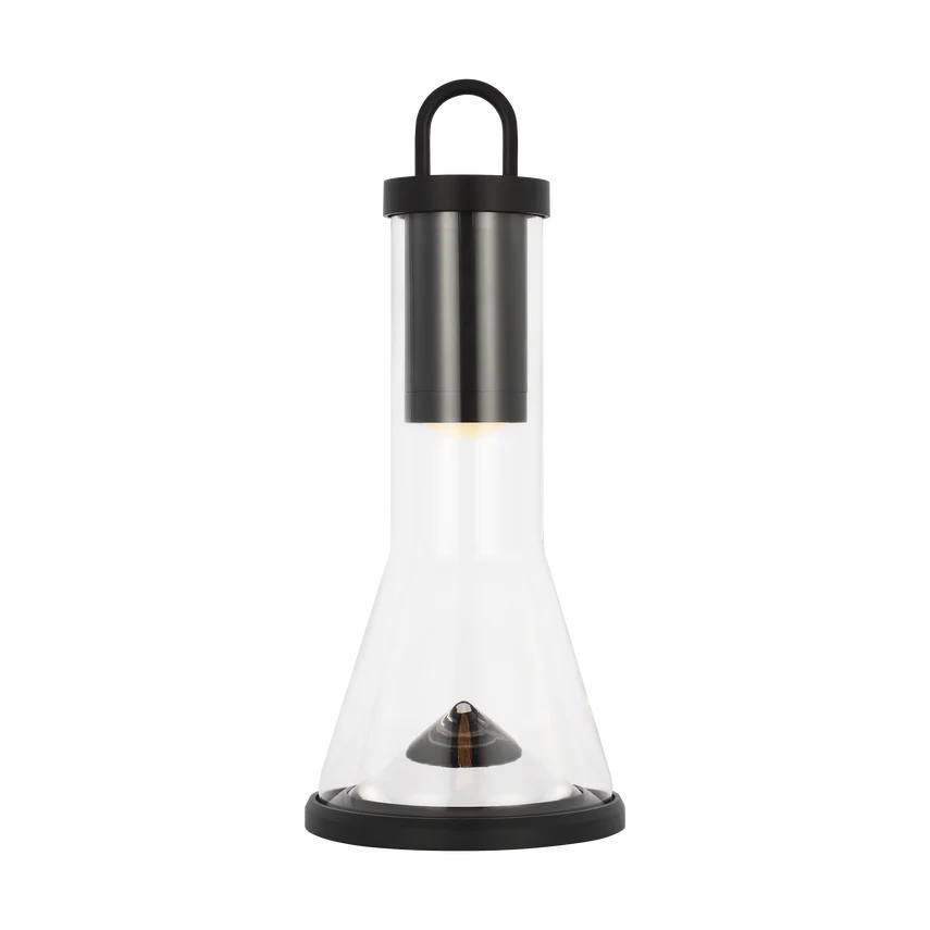 Kandella Accent Rechargeable Table Lamp- Black/ White/ Brass Finishes - Image 3
