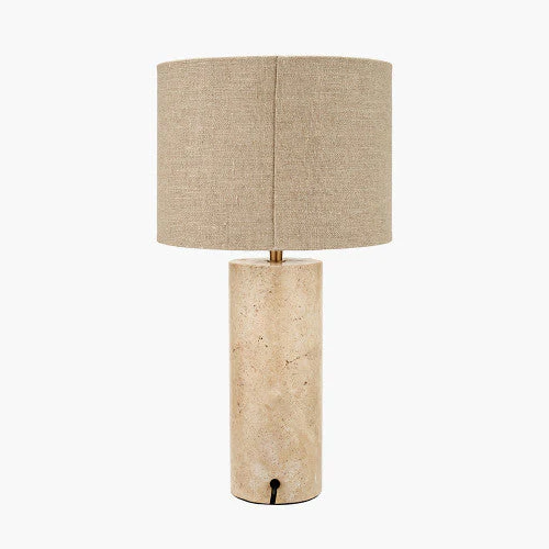 Kanoa Limestone Cylinder Table Lamp - Image 2