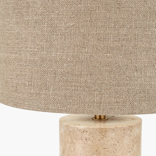 Kanoa Limestone Cylinder Table Lamp - Image 3