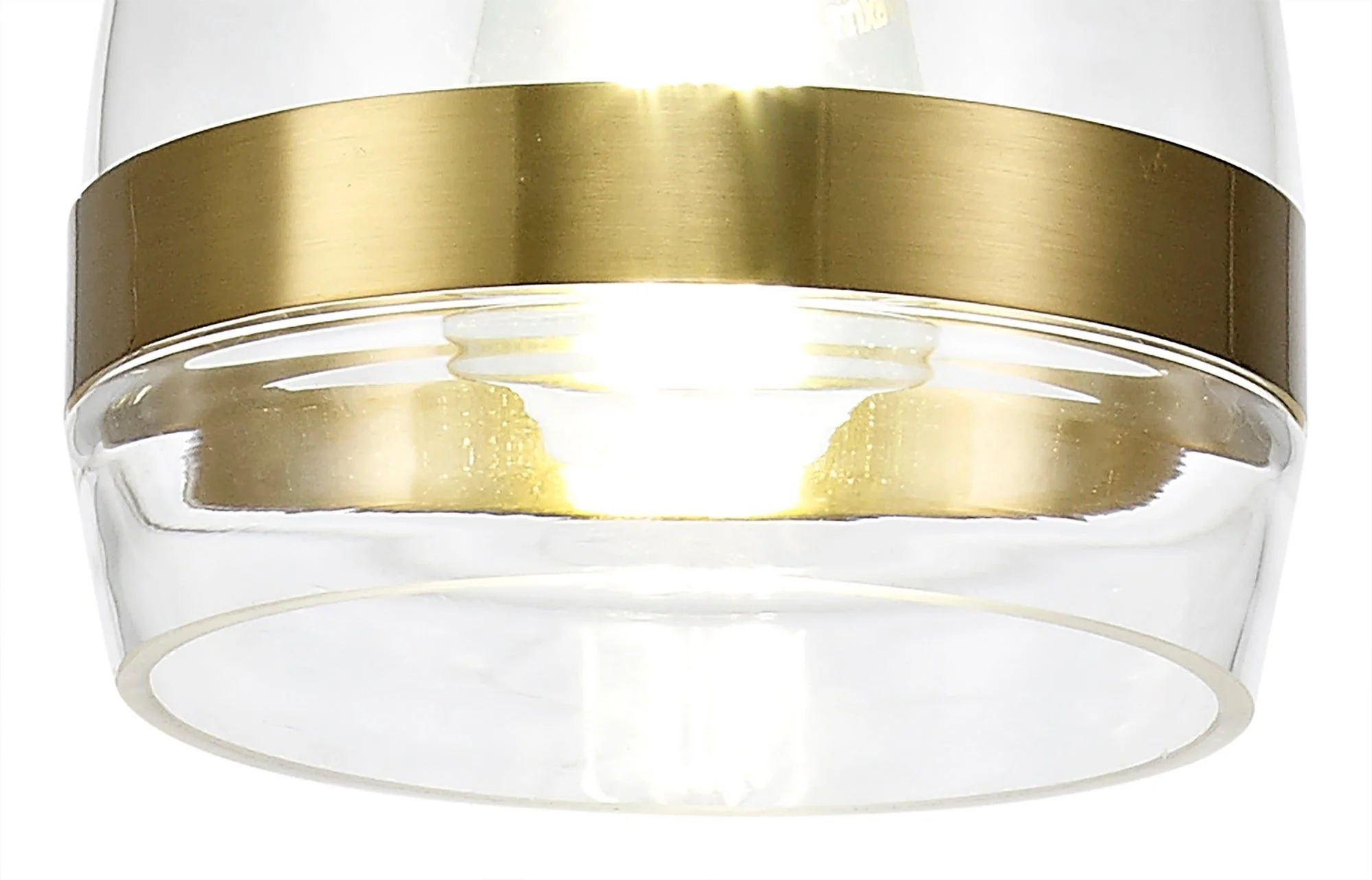 Kansas Pendant 1lt Cone/Dome, Small/Medium, Smoked Black/Anique Brass - Image 3