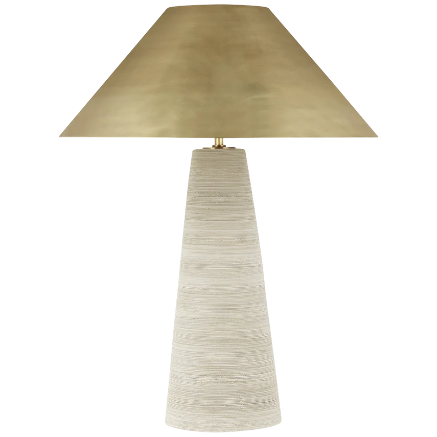 Karam Small/ Large Table Lamp- Black/ Cream Finishes - Image 2