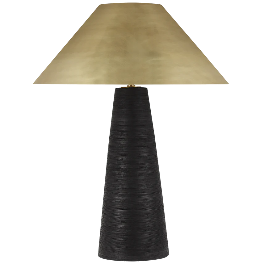 Karam Small/ Large Table Lamp- Black/ Cream Finishes - Image 3