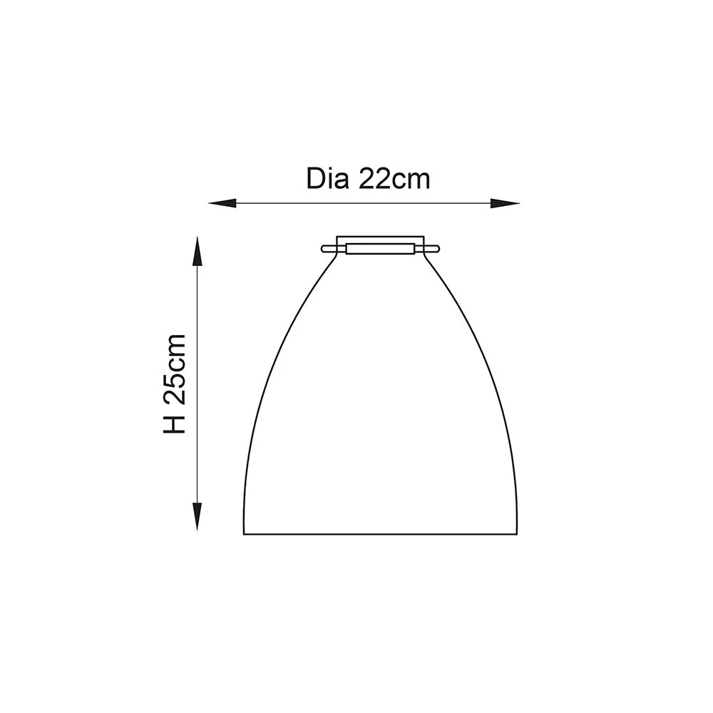 Kasia 1lt Easyfit Pendant  (Shade Only) - Image 7