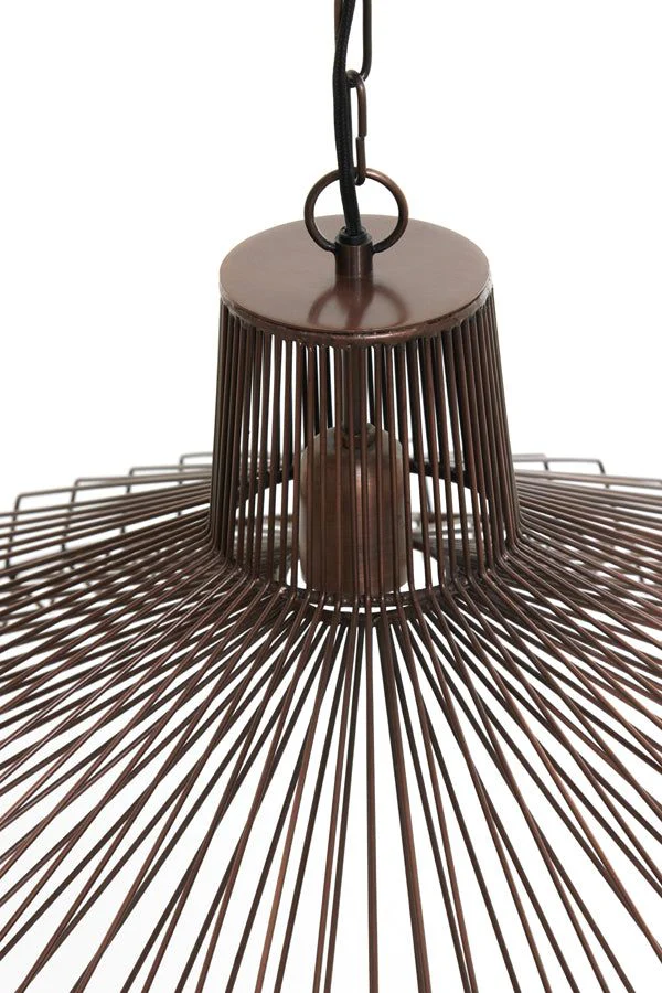 Kasper Hanging Lamp - Antique Copper Finish - Image 3