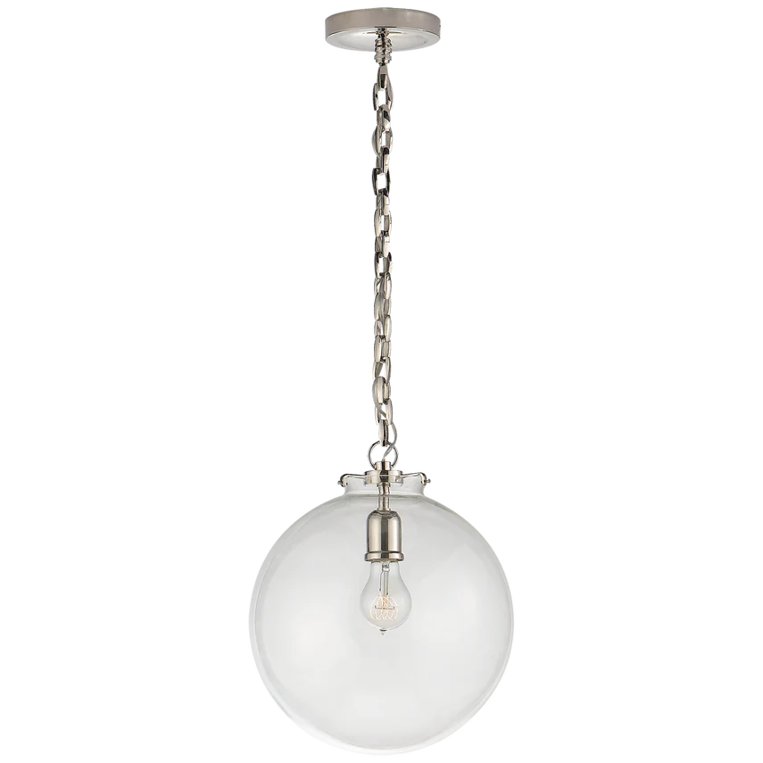 Katie Globe Pendant- Nickel/ Brass/ Bronze Finishes - Image 2