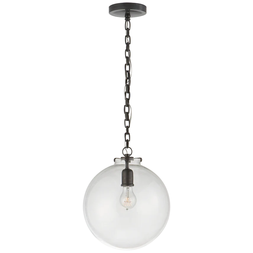 Katie Globe Pendant- Nickel/ Brass/ Bronze Finishes - Image 3