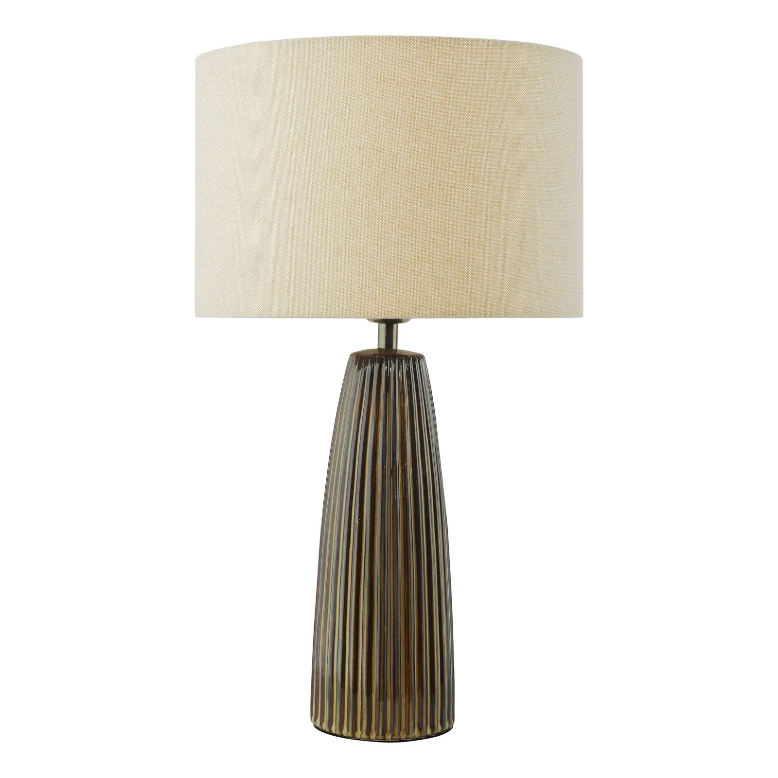 Kaulana Table Lamp- Brown With Shade - Image 2