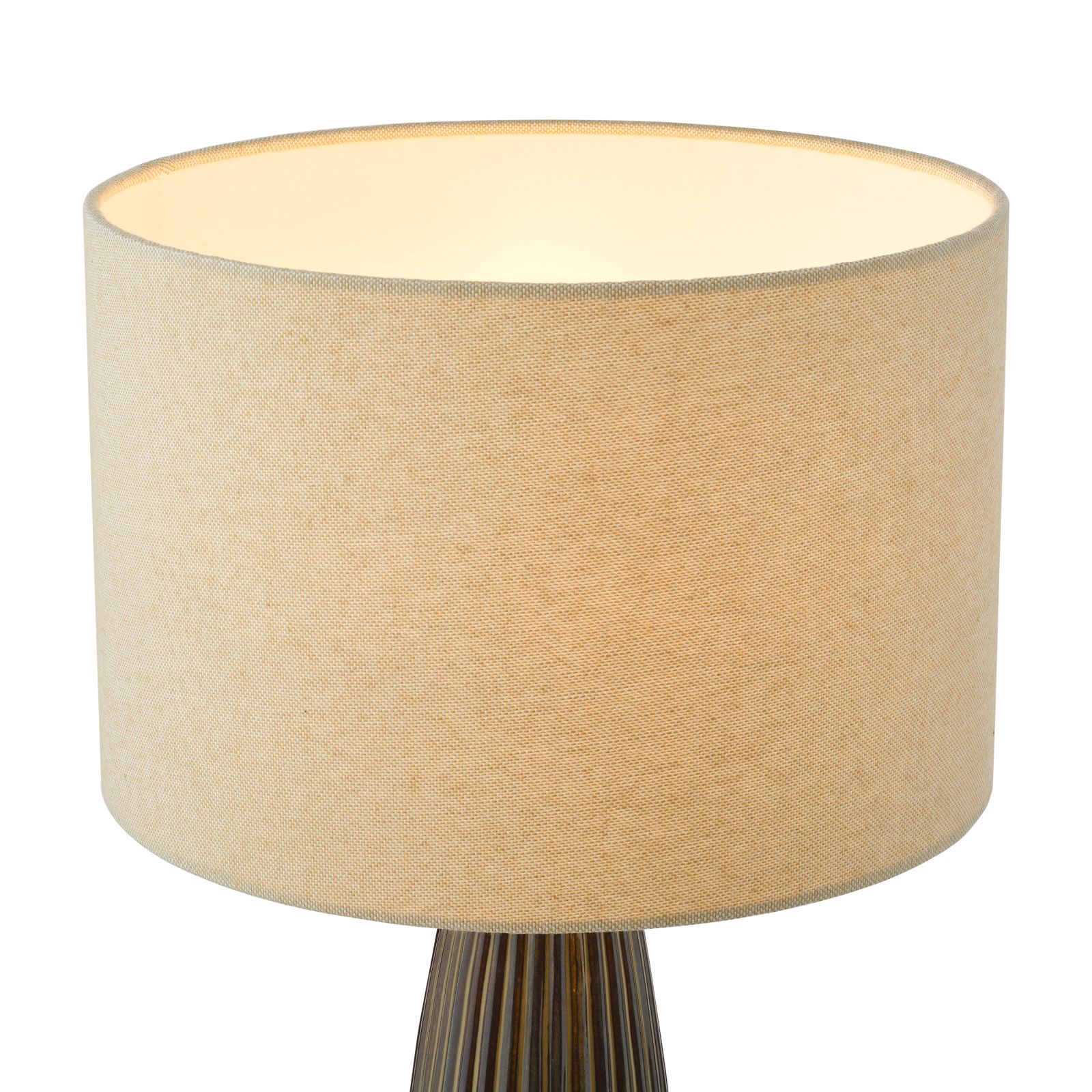 Kaulana Table Lamp- Brown With Shade - Image 3