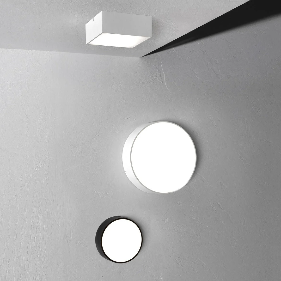 Kea Round Textured Black Wall Light Promotional Offer - Image 2