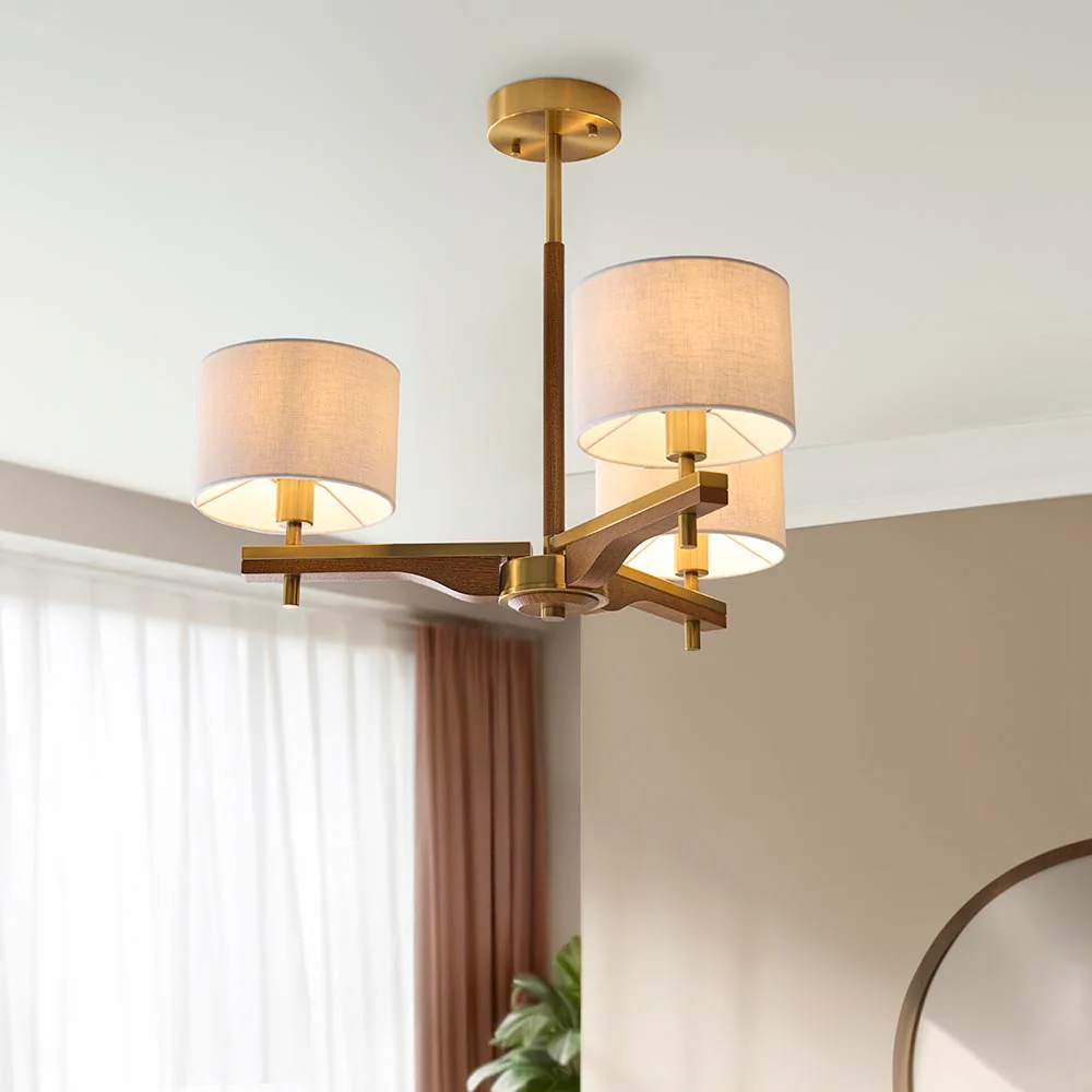 Keath 3lt Semi-Flush Light - Image 3