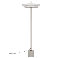 Keaton Floor Lamp- Grey/ Black Gold Finishes - Image 4