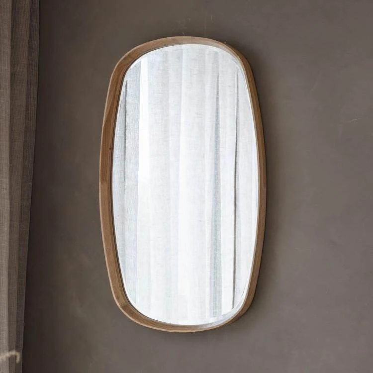 Keaton Mirror Oak W900 x D45 x H550mm - Image 2