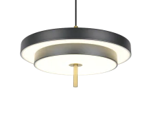 Keaton Pendant Light - Warm Grey/ Black Gold Finishes - Image 10