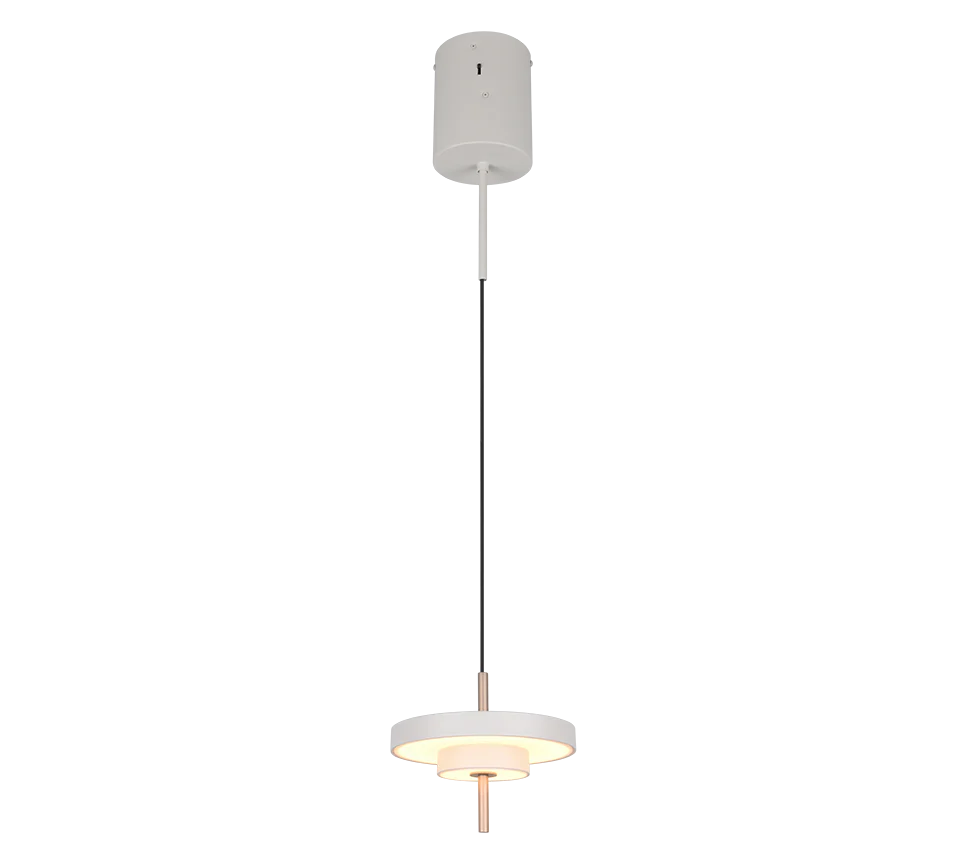 Keaton Pendant Light - Warm Grey/ Black Gold Finishes - Image 3