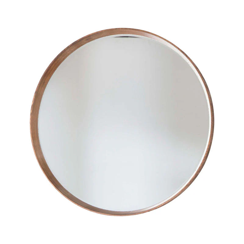 Keaton Round Mirror Oak W1000 x D80 x H1000mm
