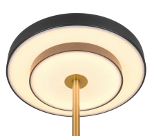 Keaton Table Lamp- Grey/ Black Gold Finishes - Image 4