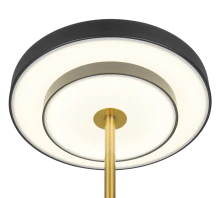 Keaton Table Lamp- Grey/ Black Gold Finishes - Image 7