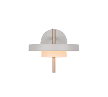 Keaton Wall Light- Warm Grey/ Black Gold Finishes - Image 6