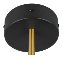Keaton Wall Light- Warm Grey/ Black Gold Finishes - Image 7