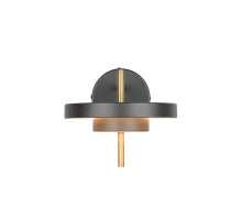 Keaton Wall Light- Warm Grey/ Black Gold Finishes - Image 8