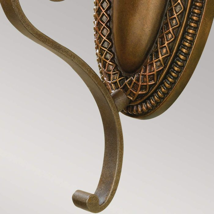 Kelham Hall 1 Light Wall Light - Firenze Gold / British Bronze - Image 3