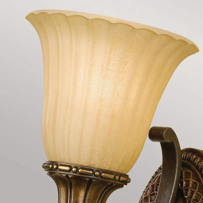 Kelham Hall 1 Light Wall Light - Firenze Gold / British Bronze - Image 5